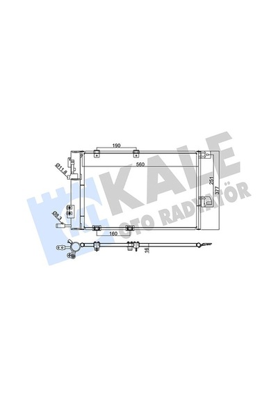 Kale 393300 Klima Kondenseri Astra G- zafıra 1.2 16v- 1.4 16v- 1.6 16v- 1.8 16v- 2.0 16v Al/al 580x378x16 1850055- 93170621- 1850074- 24431901