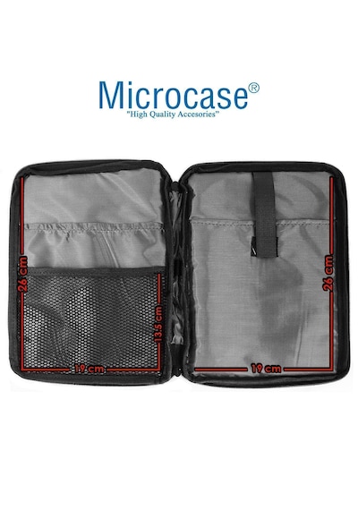 Microcase Apple İpad Air 13 2026 İle Uyumlu Touchpad Bluetooth Klavye + Tablet Standı - Siyah Al5183