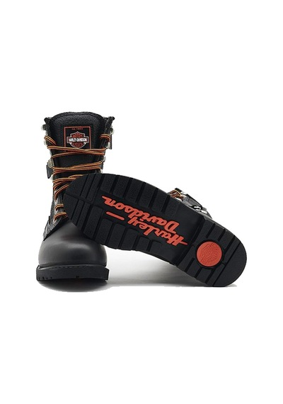Harley Davidson New Worker Siyah Çocuk Bot Siyah