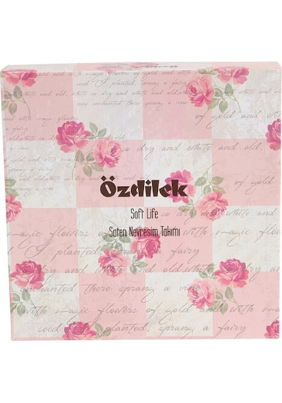 Özdilek Town Çift Kişilik Soft Life Saten Nevresim Takımı 42941 Bej