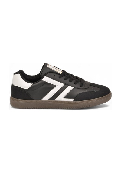 Lento Siyah-beyaz Bağcıklı Hafif Rahat Unisex Yürüyüş Ve Spor Ayakkabı Sneaker 234750 Siyah - Beyaz