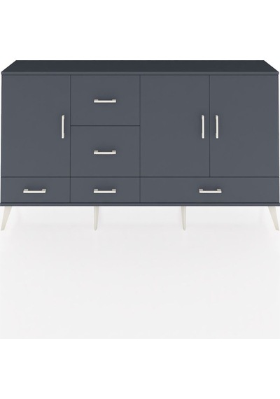Arges Konsol 4 Raflı 5 Çekmeceli 3 Kapaklı 176x30x99 Antrasit-antrasit Antrasit - Antrasit Arges Konsol 4 Raflı 5 Çekmeceli 3 Kapaklı 176x30x99 Antrasit-antrasit Antrasit - Antrasit