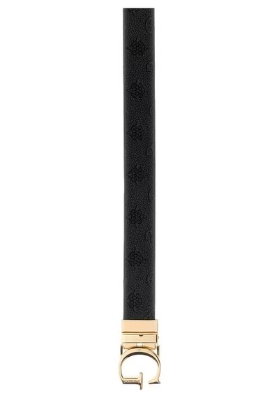 Guess Ella Logo Çift Taraflı Kadın Kemer Bw7861p3430 Siyah
