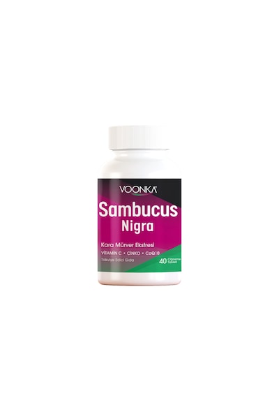 Voonka Sambucus Nigra 40 Çiğneme Tableti