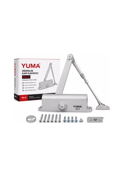 Yuma Hidrolik Kapı Kapatıcı, No 3 Kapı Yayı, Hidrolik Kapı Yayı, Otomatik Kapı Kapatıcı, Kapı Kapatma Mekanizması, Kapı 1 Adet Kapı Hidroliği