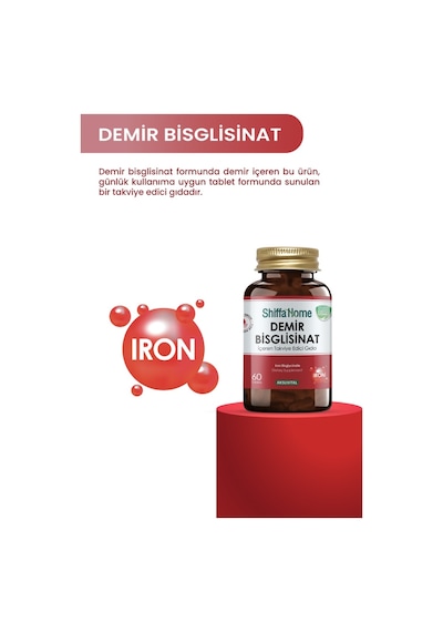 Demir Bisglisinat 60 Tablet