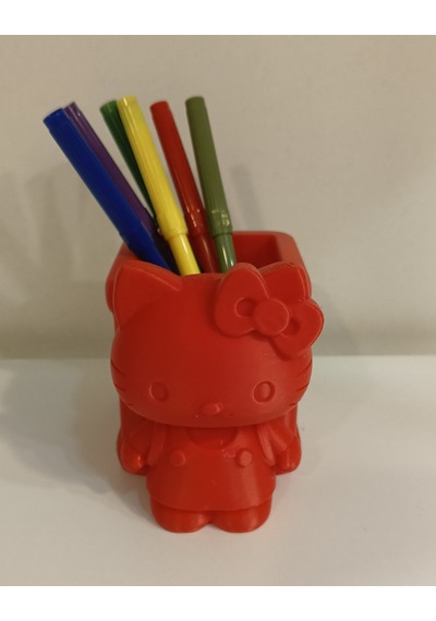 Kırmızıhellokitty-kalemlik Kırmızı
