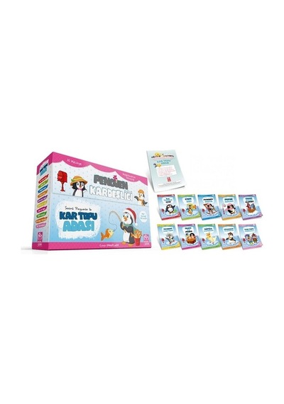 Sevimli Penguenler ile Kartopu Adası - 10 Kitap Takım - Cansu Onurluer - Model Eğitim Yayınları