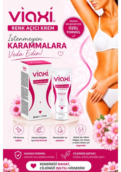 Renk Açıcı Krem Viaxi Whitening 2 Adet