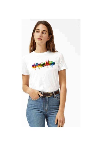 Silhouette London City Kadın Beyaz Tshirt