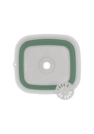 Outwell Collaps Wash Bowl W/drain Katlanır Kamp Lavabosu Yeşil-gri