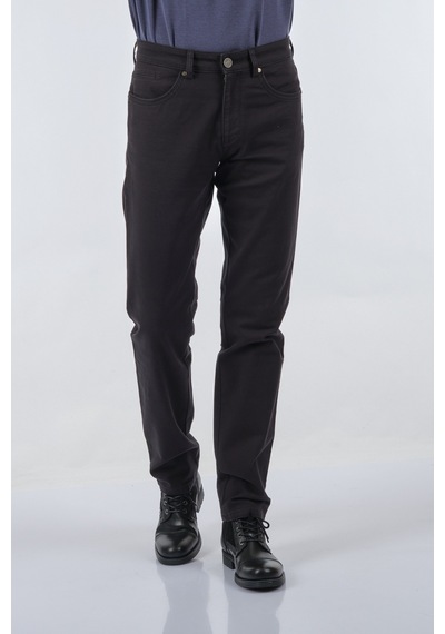 Legato Boru Paça Normal Bel Siyah Erkek Pantolon PNT24380 Siyah