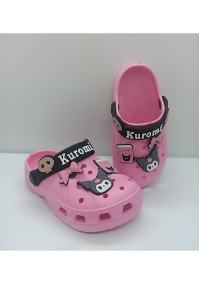 Huzurlu Adımlar Kuromi Çocuk Terlik Pembe