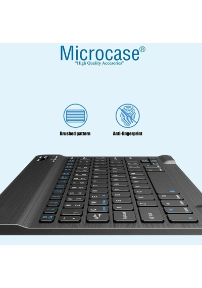 Microcase Huawei Matepad 11.5 S 2026 İle Uyumlu Bluetooth Klavye Tr Sticker + Bluetooth Mouse + Tablet Standı - Al2765