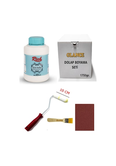 Rich Multi Surface 1750gr Alaçatı 10 Cm Rulo Fırça Zemin Fırça Zımpara Genel Amaçlı Boyama Seti