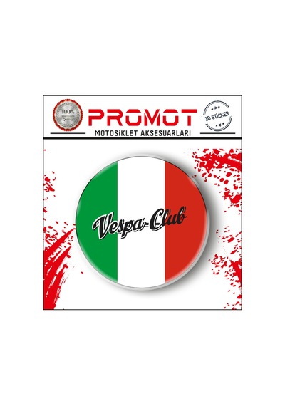 Vespa 3d Damla Logo Sticker 5cm 2