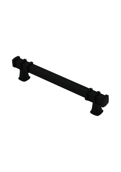 İbico-962 Kare Çekmece Kulp 12.8 Cm - Siyah Yüzük Ve Siyah Kulp- 10'li Paket Diğer