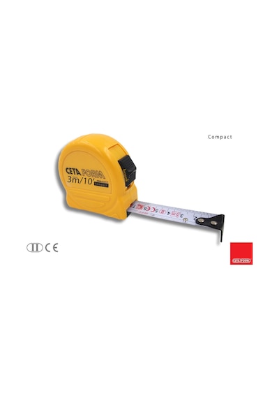 Ceta Form Şerit Metre Inch/metrik 3 Mt-10 Ft 16 Mm P05a-0316 0.004 M - 0.032 M
