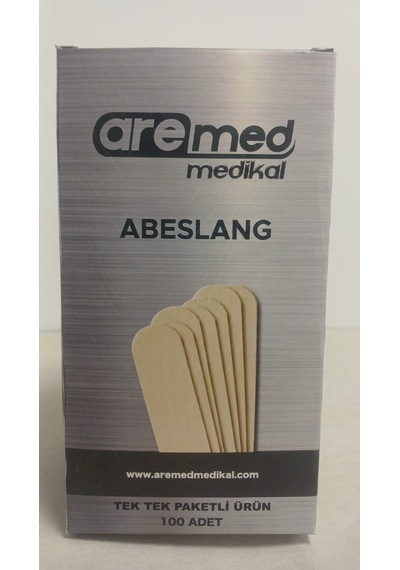 Hba-tahta Dil Basacağı - Abeslang Spatula Tek Tek Paketli 100'lü Kutu