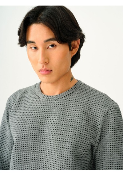 LOFT Regular Fit Erkek Sweatshirt Lf2037195 Q1.v1 Gri Melanj