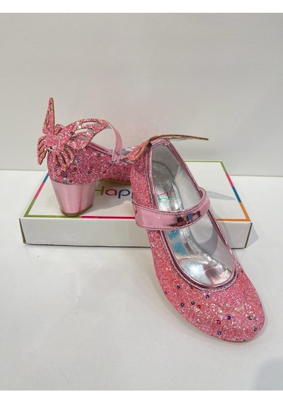 Butikhappykids Kız Çocuk Abiye Ayakkabı Pembe Kelebekli Pırıltılı Parti -doğum Günü Topuklu Kız Çocuk Ayakkabı Pembe Butikhappykids Kız Çocuk Abiye Ayakkabı Pembe Kelebekli Pırıltılı Parti -doğum Günü Topuklu Kız Çocuk Ayakkabı Pembe