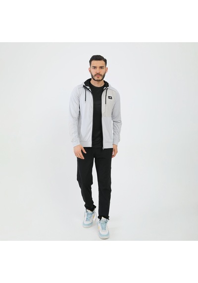 Joma Gri Erkek Günlük Sweatshirt Kapşonlu Full Zip Poly.crush M 4 001