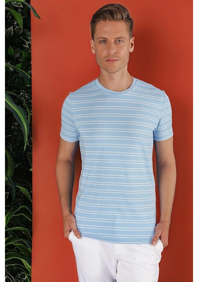 Efor Ts 851 Mavi Spor T-shirt Mavi