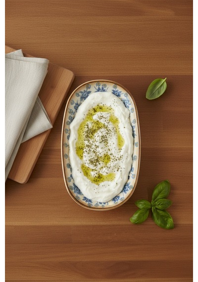 12'li Valencia Oval Kayık Tabak 16cm Dıgıtal Tiara-a Rinart Krem