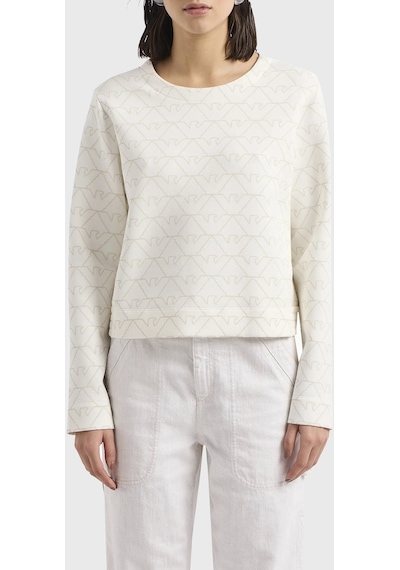 Emporio Armani Kadın Sweat 3d2m6h 1jhsz F126 Beyaz