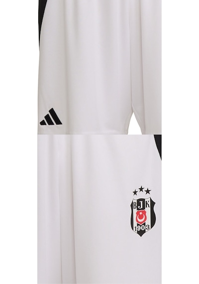 Beşiktaş Lisanslı Adidas Beyaz Yetişkin Şortu.