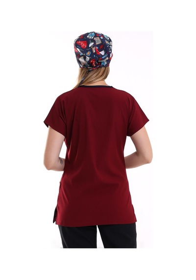 Bflex Soft Yarasa Kol Tek Üst - 6407 Bordo Soft-7384