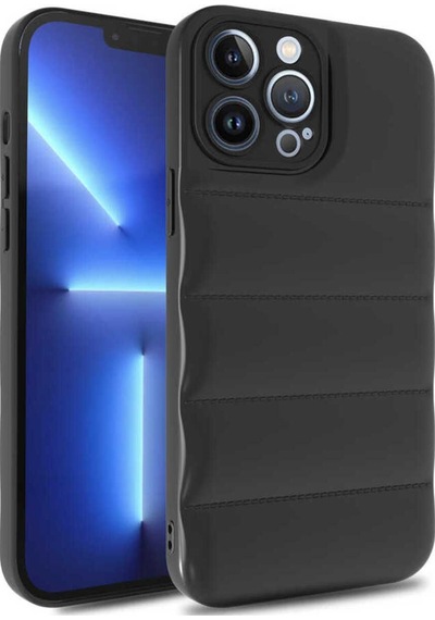 Apple Uyumlu iPhone 12 Pro Max Kılıf Zore Kasis Kapak Siyah