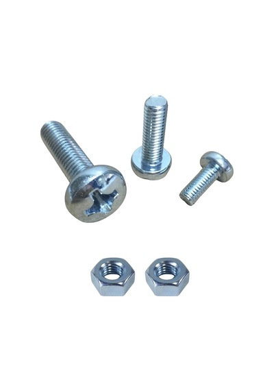 M3x5mm Metrik Vida Ysb - Somunlu 100'lü Takım Diğer