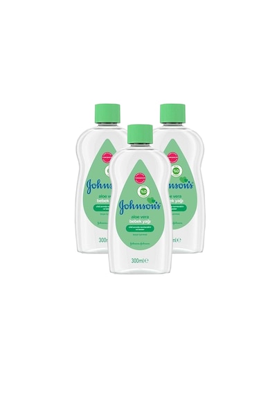 Johnson's Baby Nemlendirici Aloe Veralı Bebek Yağı 3 x 300 ML