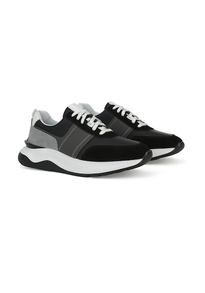 Ziya, Erkek Hakiki Deri Sneaker 153983z1425 Siyah 153983z1425 000 Siyah