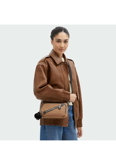 Kipling New Milos Küçük Boy Omuz Çantası Kahverengi