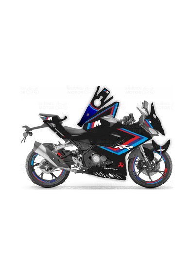 Rks Srk 125 R M Power Carbon Design Sticker Set
