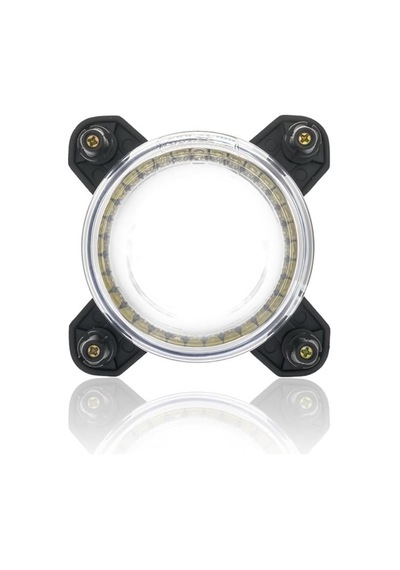 Sanel 12v-24v Led Far Mercekli Kısa Hüzme Gündüz Sürüş Ledli Yuvarlak 90 110 Mm