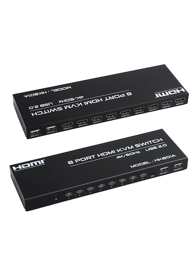 Dark DK-AC-KVMHD8X1 8 Port 4K 60 Hz HDMI Kvm Switch