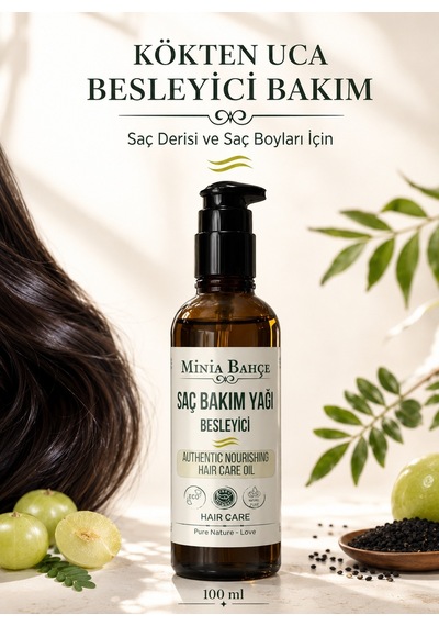 Minia Bahçe Besleyici Saç Bakım Yağı 100 ML