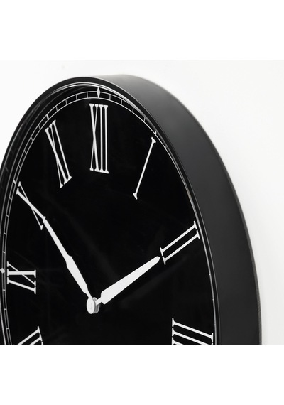 Ikea Drabblıng Duvar Saati 52 Cm Siyah