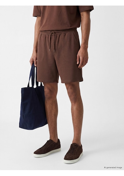 Lcw Vision Kahverengi Regular Fit Soft Touch Erkek Şort