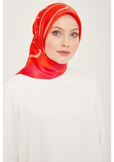 Armine Sura İpek Eşarp 24ya9115 50 - Desenli