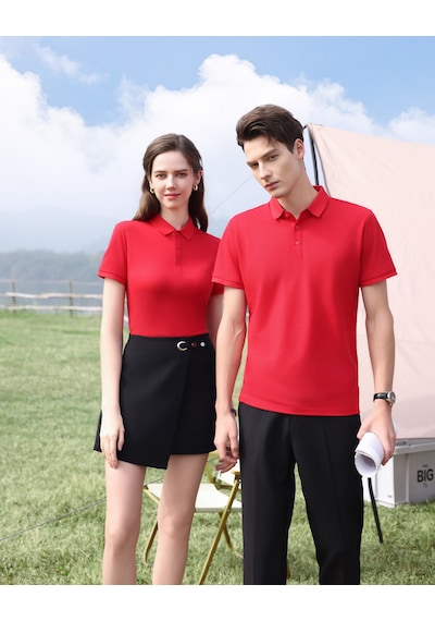 New Performance.arw5003.serintutan-antibakteriyel-yüksek Kalite.düğmeli Polo T.shirt Kırmızı