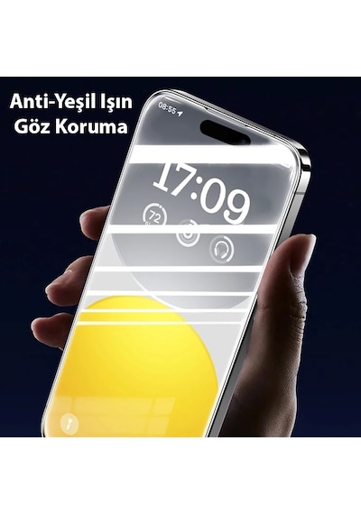 Baseus Schott İphone 15 Pro Max Full Koruma Eye-protection Tempered Cam Ekran Koruyucu- 5775