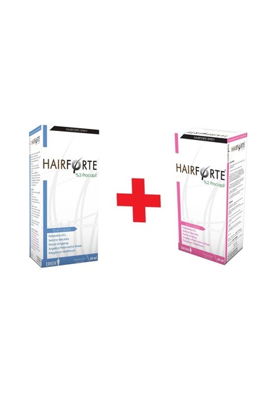 Hairforte Sprey Bay - Bayan 60 Ml 2'li Paket