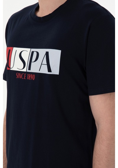 U.S. Polo Assn. Erkek Bisiklet Yaka Lacivert Pijama Takımı 50309821-VR033 U.S. Polo Assn. Erkek Bisiklet Yaka Lacivert Pijama Takımı 50309821-VR033
