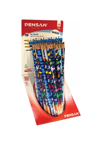 Pensan Balık Flimli Kurşun Kalem-yeni Ürün Pe96030/72 Çok Renkli