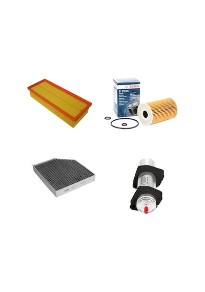 Bosch Filtre Bakım Seti Audi A5 2.0 Tdı 177 Beygir 2009-2015 Hava + Yağ F + Yakıt F. + Polen Bosch