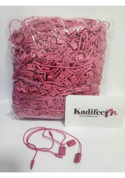 Fuşya Kilitli Etiket Ipi 1.000 Adet